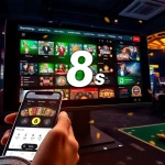 Engaging online gambling platform interface featuring diverse gaming options and showcasing 8s in action.