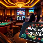Trusted Nhà cái uy tín casino showcasing strategic card dealing and high-stakes roulette action