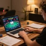 Engaging in strategic gameplay at nhà cái shbet with a focused online casino setup