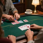 Engaging in a competitive online casino experience with 주소모음 displayed on the tablet screen.