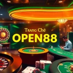 Experience the thrilling gaming action on Trang Chủ OPEN88 with vibrant casino visuals.