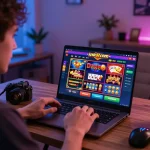 Exciting gaming moment at nk88 com online platform showcasing vibrant casino graphics and player engagement.