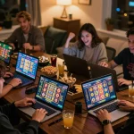 Players celebrating wins while engaging with unogg slot during a vibrant online gaming session.