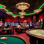 Spannende Spielerlebnisse beim casino spielen am Tisch mit lebhaftem Ambiente.
