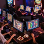 Pemain online TOKYO88 merayakan kemenangan besar di mesin slot yang cerah selama sesi permainan