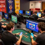 Players enjoying various games on SC8888's exciting online gambling platform with vibrant graphics.