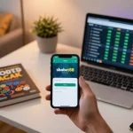 Sbo88 login for online betting displayed on smartphone in a cozy home gaming setup