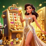 Célébrez vos grandes victoires avec un jackpot extravagant et un toast doré au bonus casino en ligne.