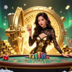 Experience exciting online casinos with glamorous characters and dazzling casino elements.