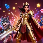 Engage with the thrilling world of gg88 slot and explore vibrant arcade games in this stunning 3D casino scene.