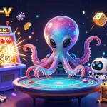 Engage with nohu90-v's 3D animated casino scene showcasing exciting jackpot action, vibrant characters, and immersive gameplay elements.