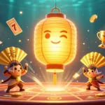 Engage with Website Sunwin as a golden lantern spirit and paper warriors celebrate dynamic casino wins