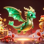 Experience thrilling wins with bandar slot gacor as vibrant slot reels and magical creatures come alive.