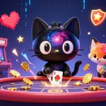 Menangkan slot dengan kucing hitam misterius dan teman rubah galaksi dalam kasino kosmik yang menakjubkan.